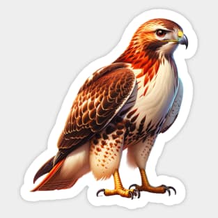 Red Tailed Hawk Sticker